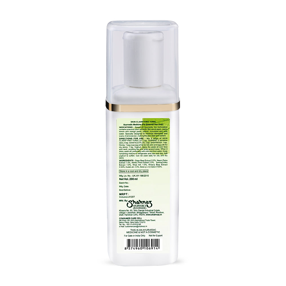 Shahnaz Husain Skin Clarifying Tonic - Skin Treatment Lotion | 200ml