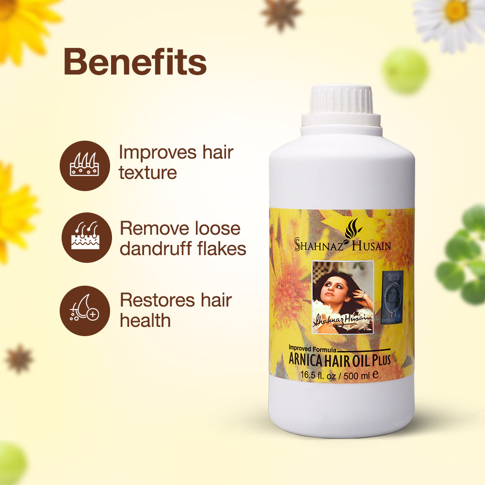 Shahnaz Husain Arnica Hair Oil Plus | 500ml