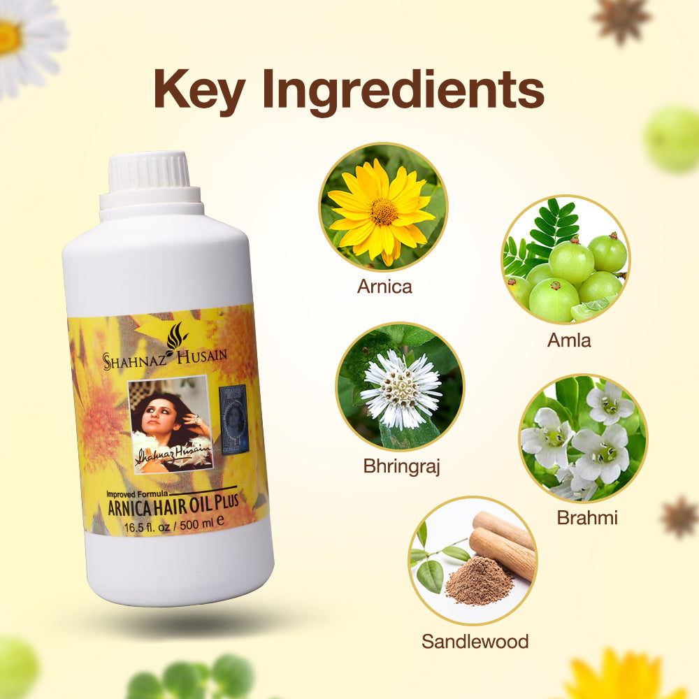 Shahnaz Husain Arnica Hair Oil Plus | 500ml