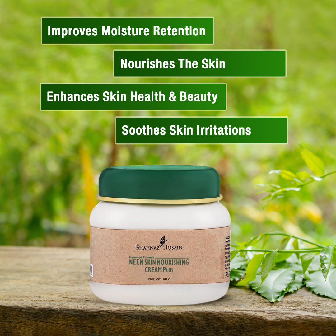 Shahnaz Husain Neem Skin Nourishing Cream Plus | 40g