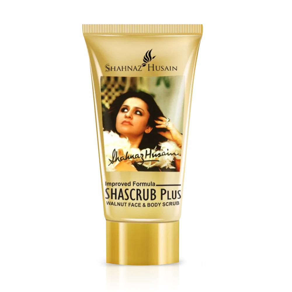 Shahnaz Husain Shascrub Plus-Walnut Face & Body Scrub 40g
