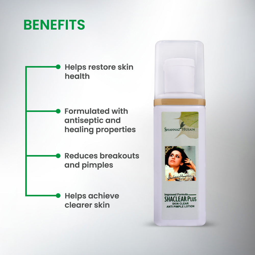 Shahnaz Husain Shaclear Plus Skin Clear Anti-Pimple Lotion | 100ml