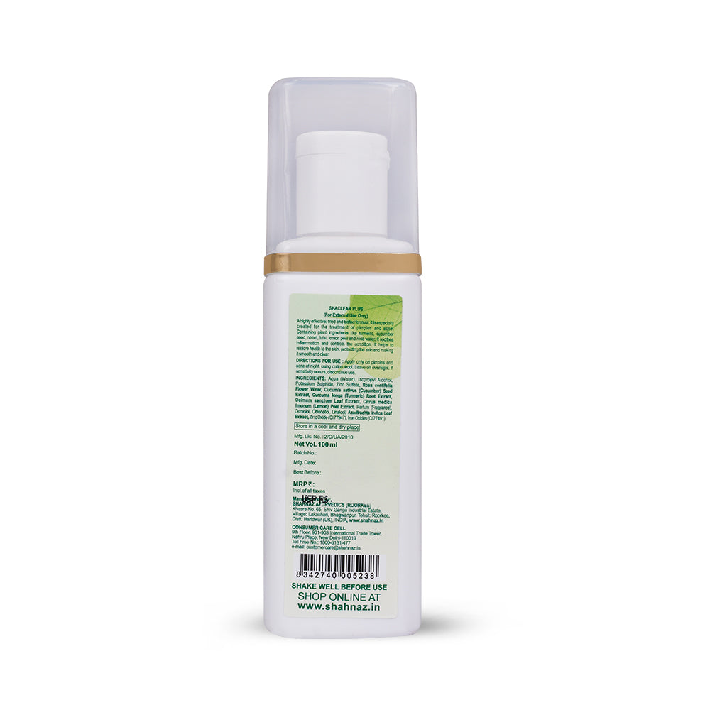 Shahnaz Husain Shaclear Plus Skin Clear Anti-Pimple Lotion | 100ml