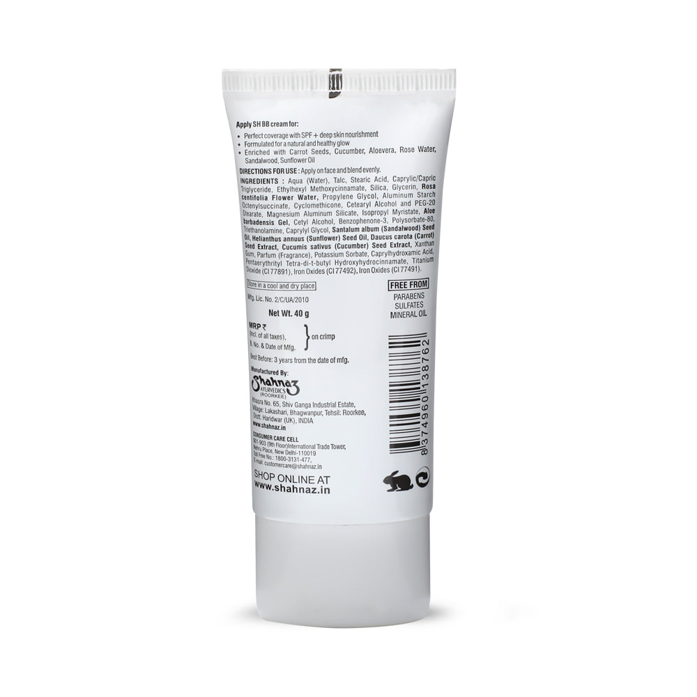 Shahnaz Husain Shacover BB Cream SPF-20 (40g)