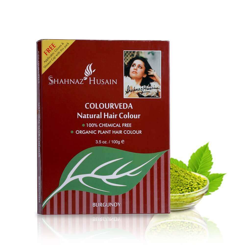 Shahnaz Husain Colourveda Natural Hair Colour | 100g (BURGUNDY)