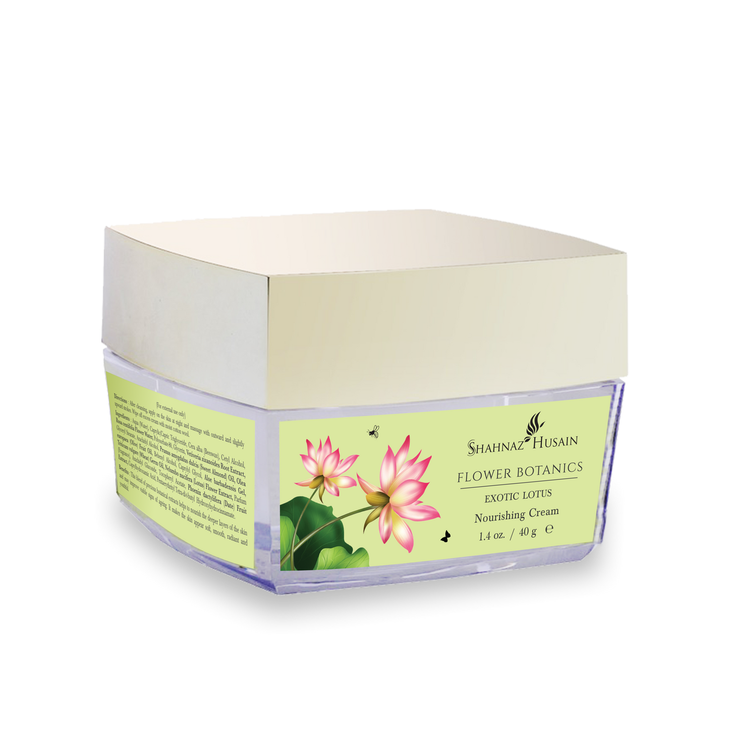 Shahnaz Husain Flower Botanics - Exotic Lotus Nourishing Cream - 40g