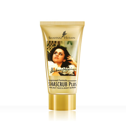 Shahnaz Husain Shascrub Plus - Walnut Face & Body Scrub