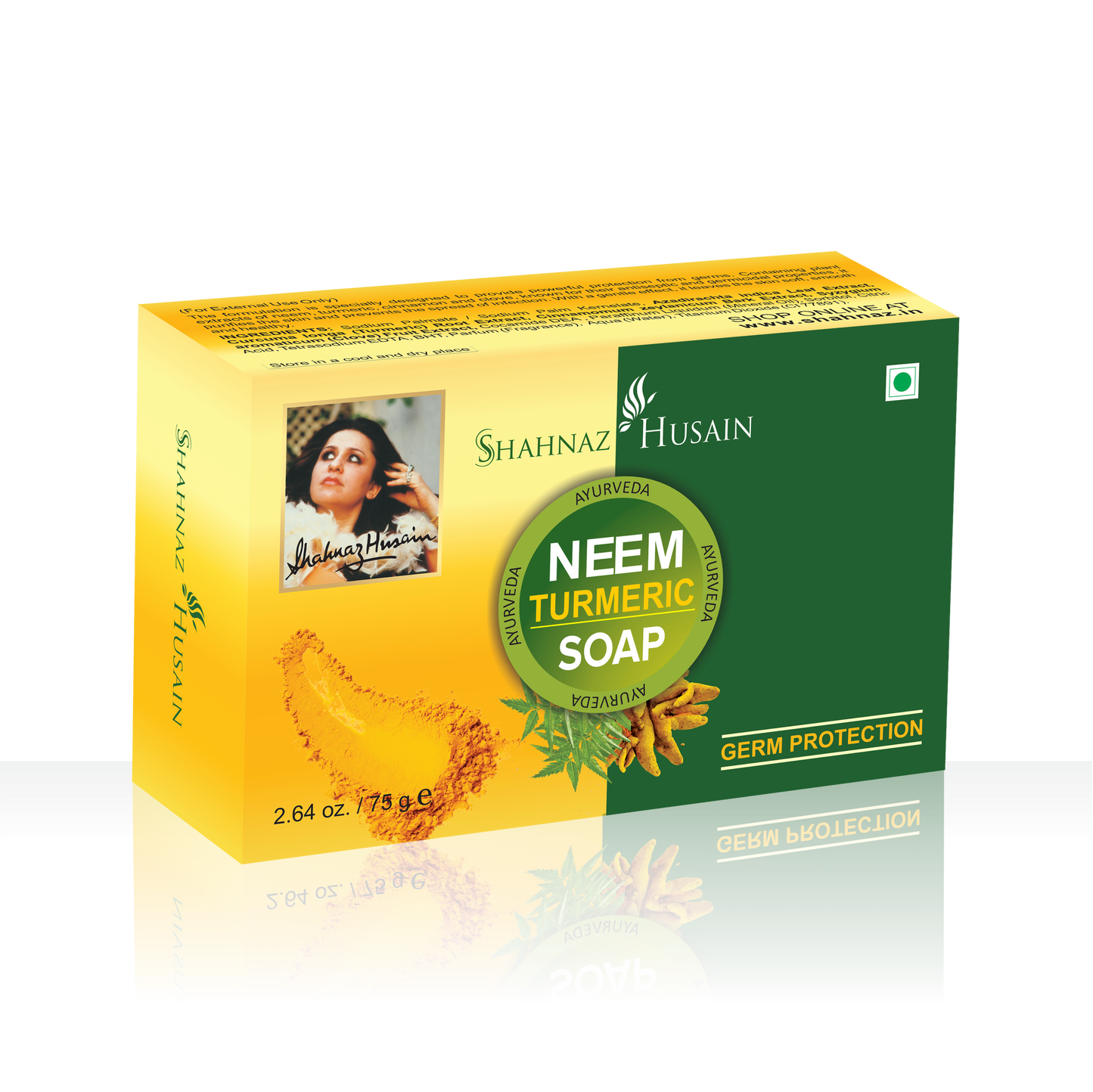 Shahnaz Husain Neem Turmeric Soap X Pack of Four.