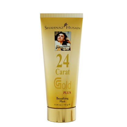 Shahnaz Husain Gold Skin Radiance Timeless Youth 10gx4 Kit (G.Scrub,G.Gel,M.Cream,G.Mask) FREE-Professional Power Skin Tonic 15 Ml