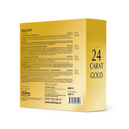 Shahnaz Husain 24 Carat Gold Premium Kit - 190g