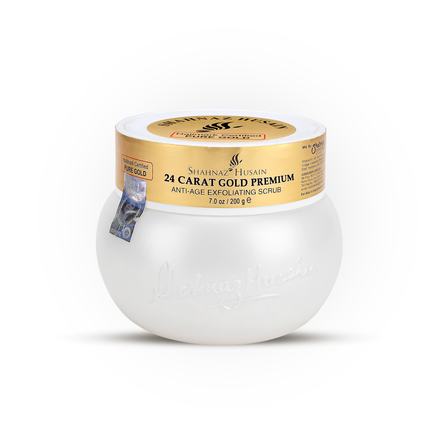 Shahnaz Husain 24 Carat Gold Premium Anti-Age Exfoliating Scrub - 200g