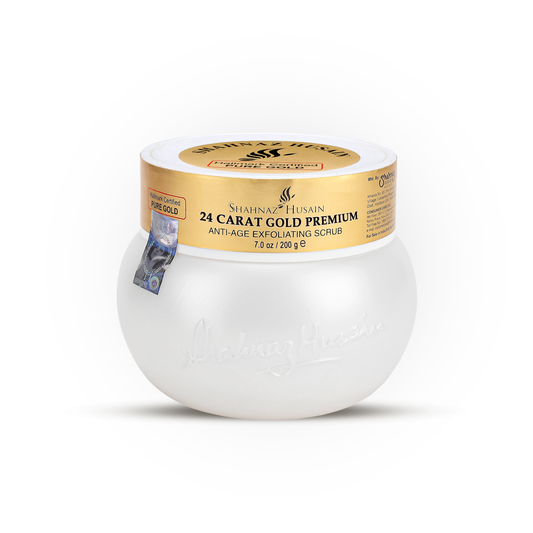Shahnaz Husain 24 Carat Gold Premium Anti-Age Exfoliating Scrub - 200g