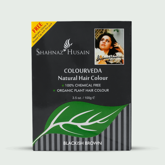 Shahnaz Husain Colourveda Natural Hair Colour | 100g (BLACKISH BROWN)