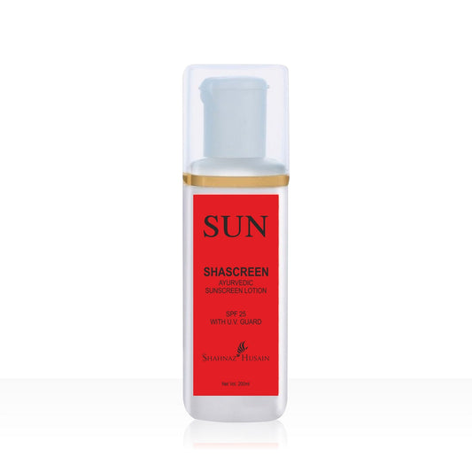 Shahnaz Husain Shascreen - Ayurvedic Sunscreen Lotion (SPF-25 with UV Guard) | 200ml