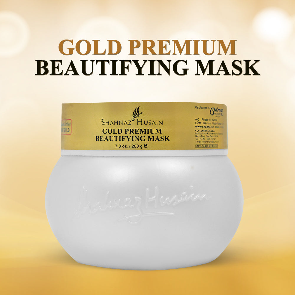 Shahnaz Husain Gold Premium Beautifying Mask 200g