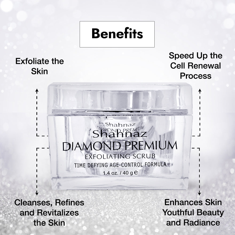 Shahnaz Husain Diamond Premium Exfoliating Scrub 40g