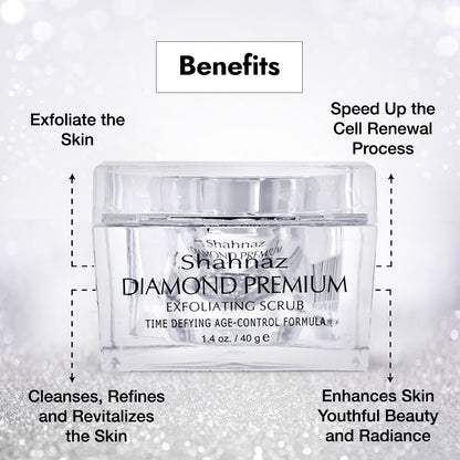 Shahnaz Husain Diamond Premium Exfoliating Scrub 40g