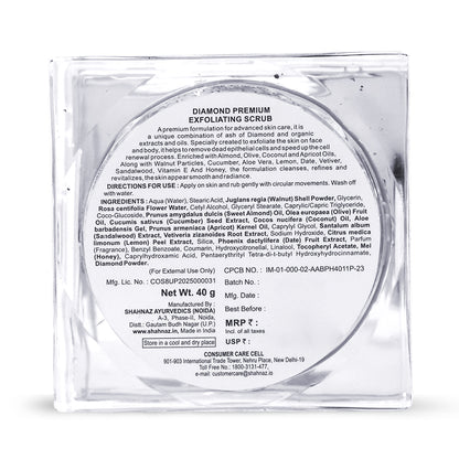 Shahnaz Husain Diamond Premium Exfoliating Scrub 40g
