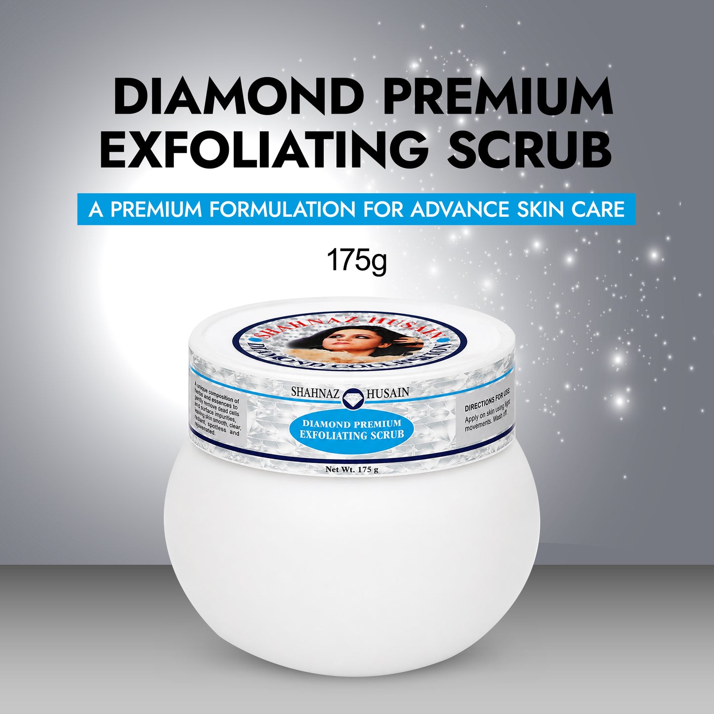 Shahnaz Husain Diamond Premium Exfoliating Scrub | 175g