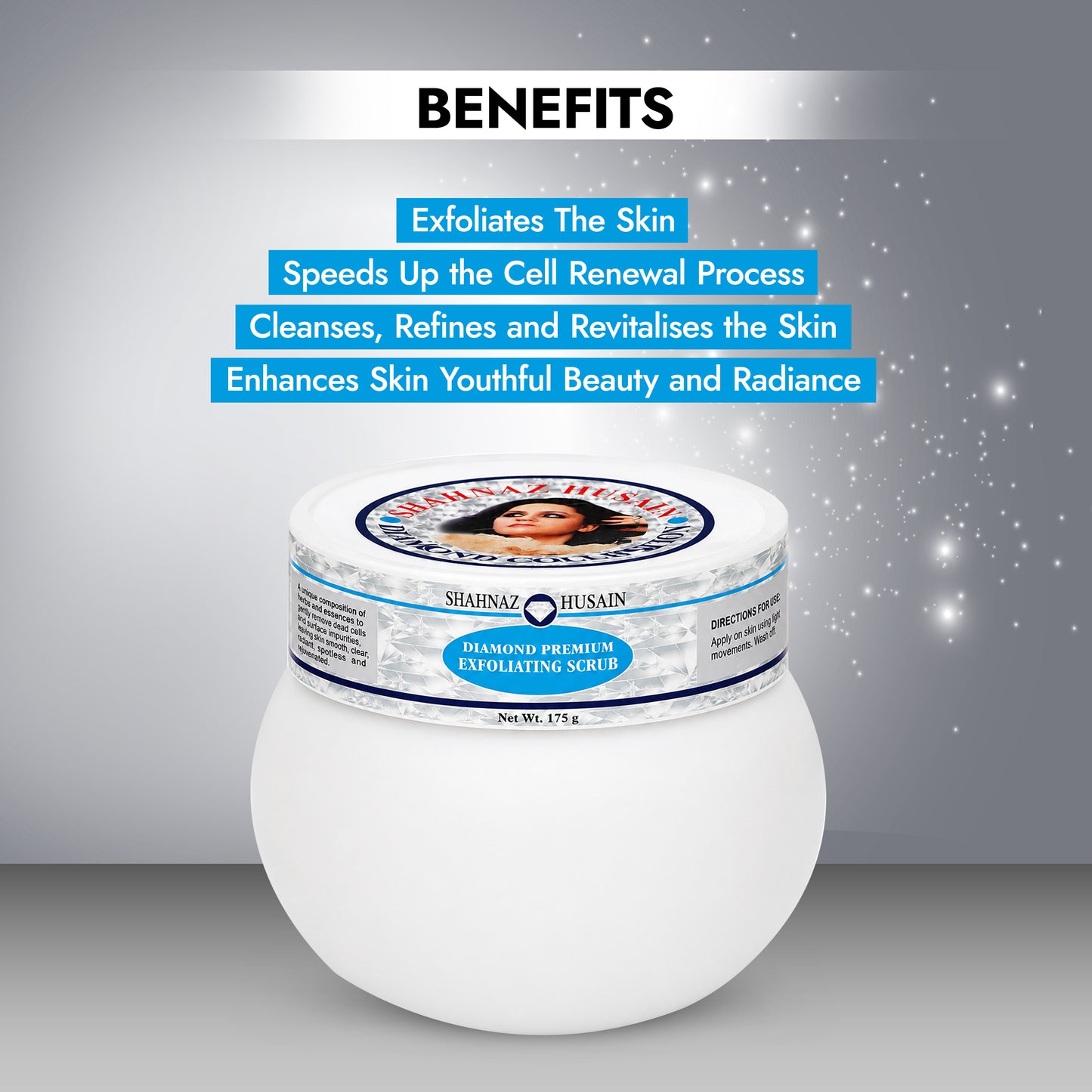 Shahnaz Husain Diamond Premium Exfoliating Scrub | 175g