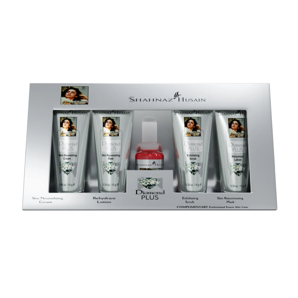 Shahnaz Husain Gold Skin Radiance Timeless Youth 10gx4 Kit + Diamond Skin Revival Kit 10gx4