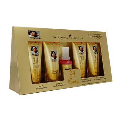 Shahnaz Husain Gold Skin Radiance Timeless Youth 10gx4 Kit + Diamond Skin Revival Kit 10gx4