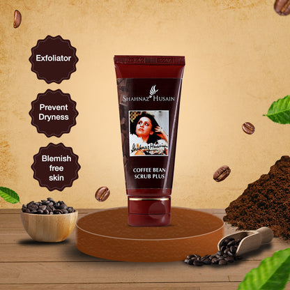 Shahnaz Husain Coffee Bean Scrub Plus - 50g