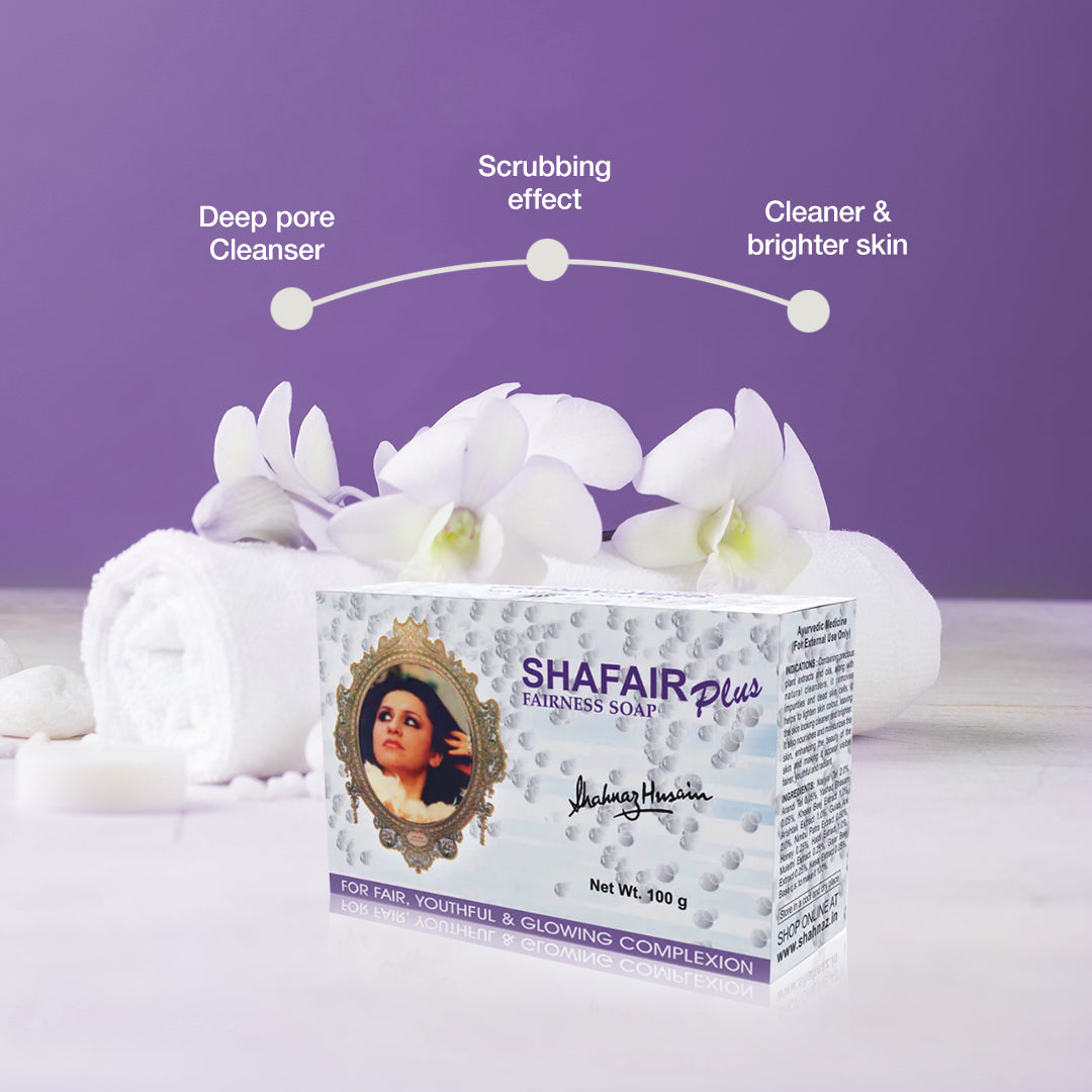 Shahnaz Husain Shafair Plus Ayurvedic Fairness Soap - 100 Gm