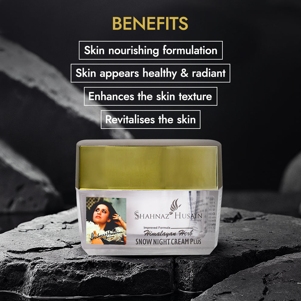 Shahnaz Husain Himalayan Herb Snow Night Cream Plus  | 40g