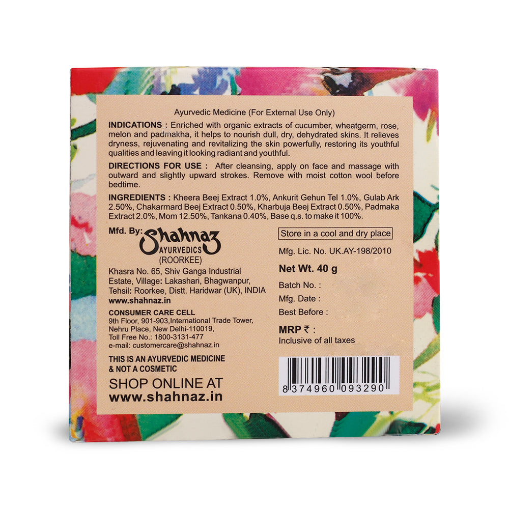Shahnaz Husain Himalayan Herb Snow Night Cream Plus  | 40g