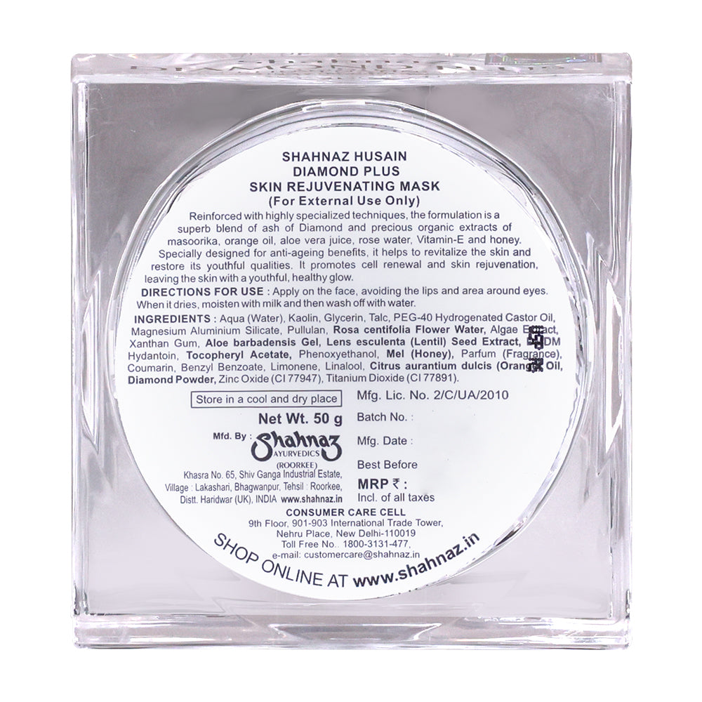 Shahnaz Husain Diamond Plus Skin Rejuvenating Mask