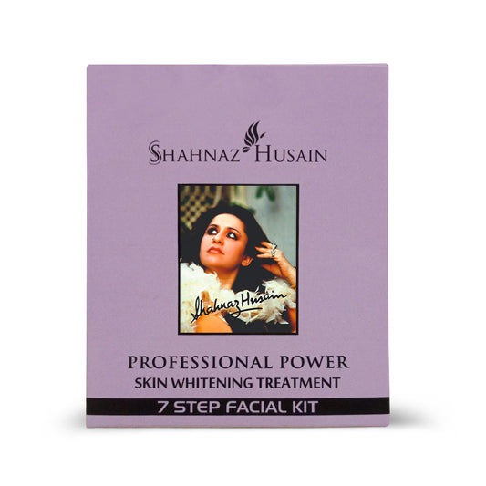 Shahnaz Husain Professional Power Skin Whitening Treatment 7 Steps Facial Kit (48g + 15ml)