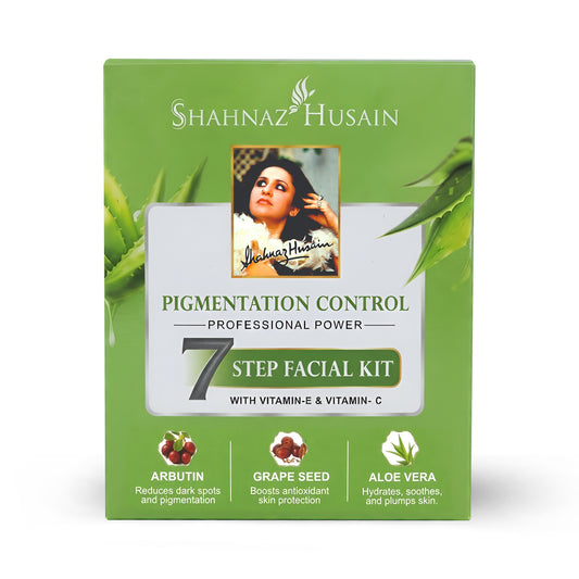 Shahnaz Husain Professional Power Pigmentation Control 7 Step Facial Kit (48 Gm+15ml)