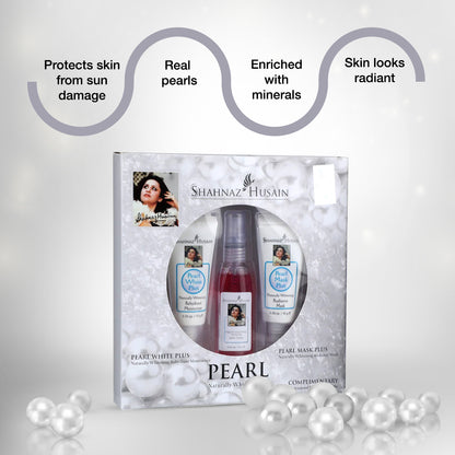 Shahnaz Husain White Pearl Kit - Skin Whitening Therapy - 20g+15ml