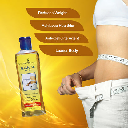 Shahnaz Husain Slimcal Plus Slimming Oil |  225ml