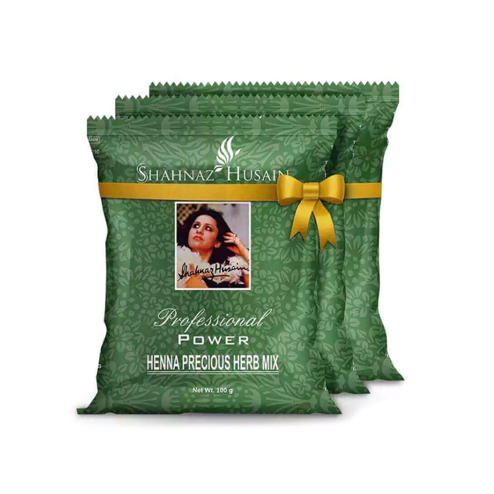 Shahnaz Husain Professional Power Henna Precious Herb Mix (Combo Pack)