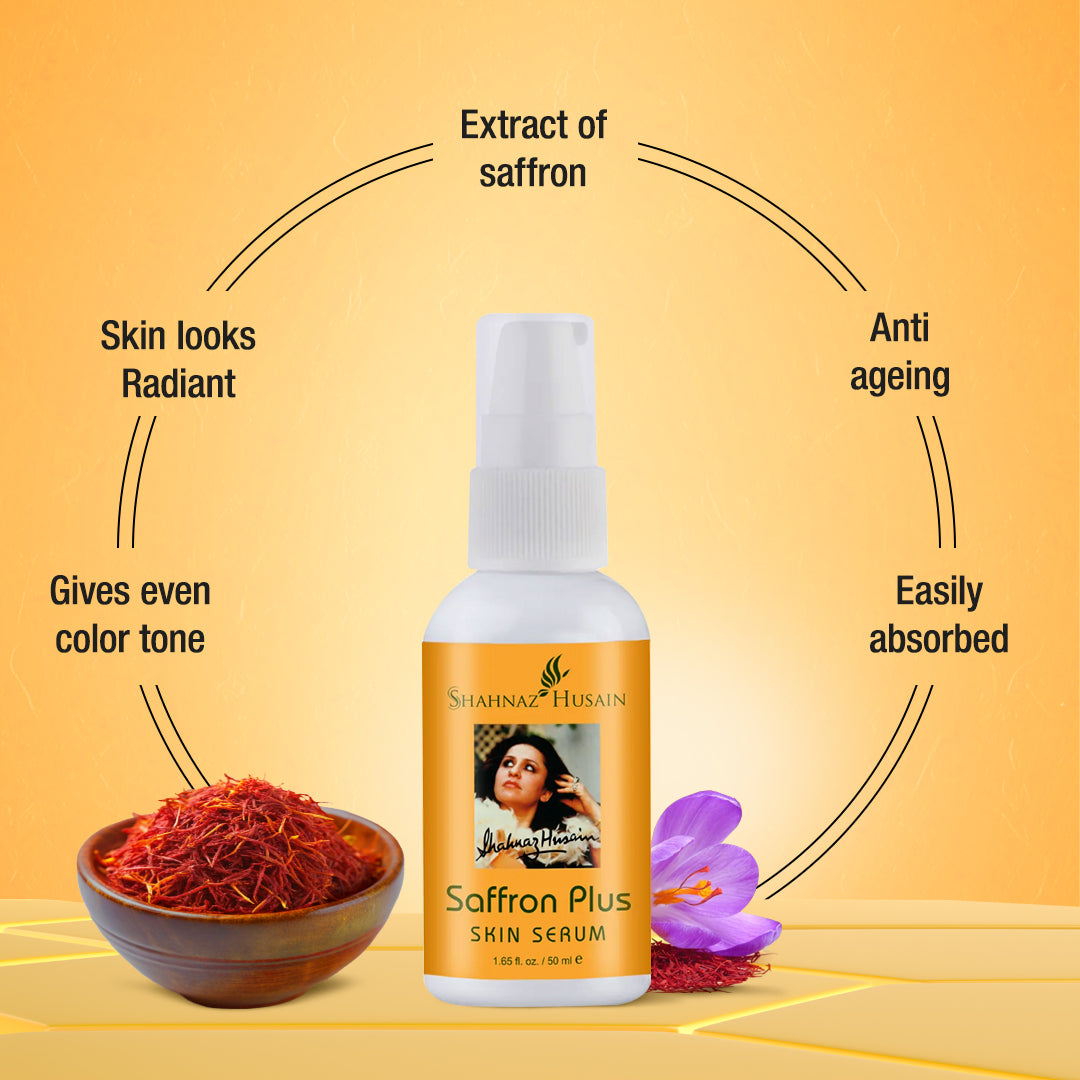 Shahnaz Husain Saffron Plus Skin Serum - 50ml