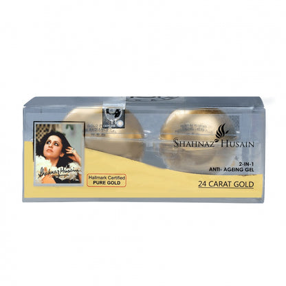 Shahnaz Husain Nature's Gold Skin Radiance Gel (Anti-Ageing) + (Shahnaz Husain Moisturising Cream) - 30+10g