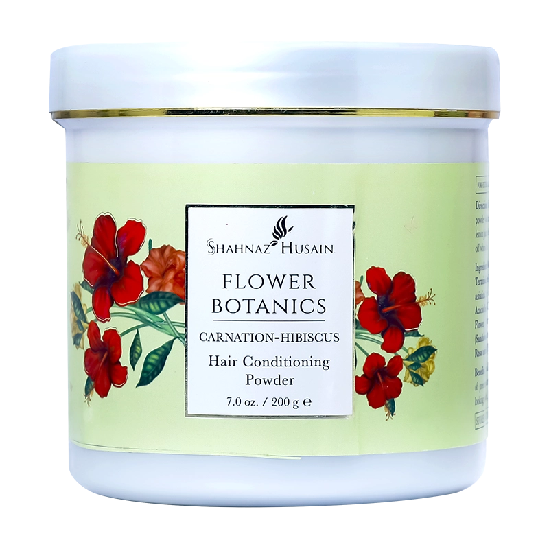 Shahnaz Husain  Flower Botanics Carnation- Hibiscus Hair Powder