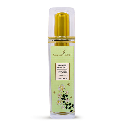 Shahnaz Husain Flower Botanics - White Water Lily-Jasmine Moisturiser | 100ml