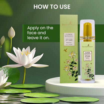 Shahnaz Husain Flower Botanics - White Water Lily-Jasmine Moisturiser | 100ml