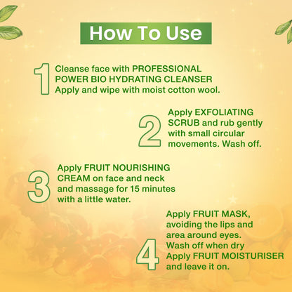 Shahnaz Husain 5 Step Mixed Fruit Facial Kit | 50g