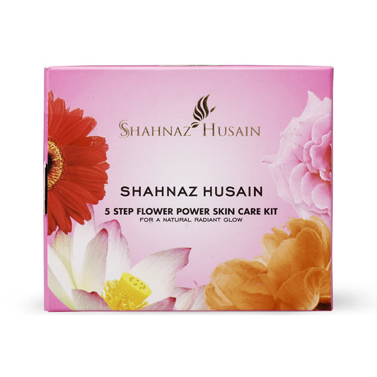Shahnaz Husain 5 Step Flower Power Skin Care Kit (5 X 10G)