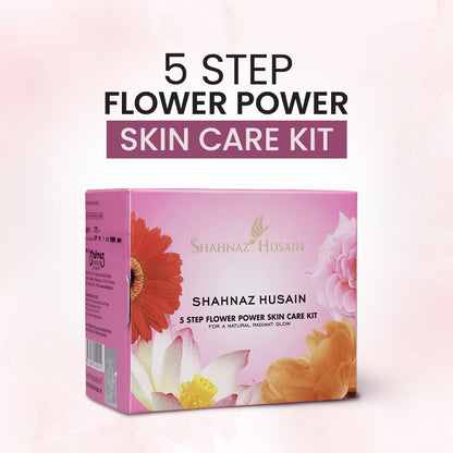Shahnaz Husain 5 Step Flower Power Skin Care Kit (5 X 10G)