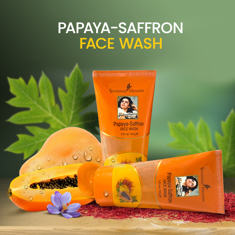 Papaya-Saffron Face Wash - 50g