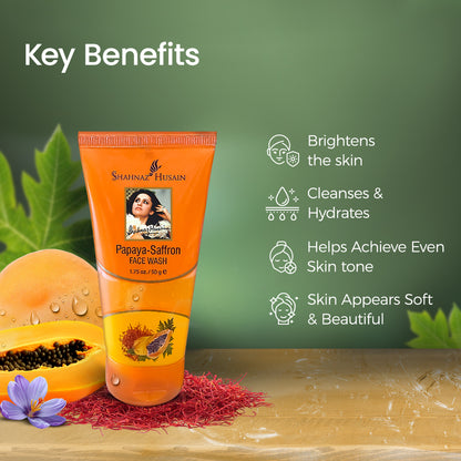 Papaya-Saffron Face Wash - 50g