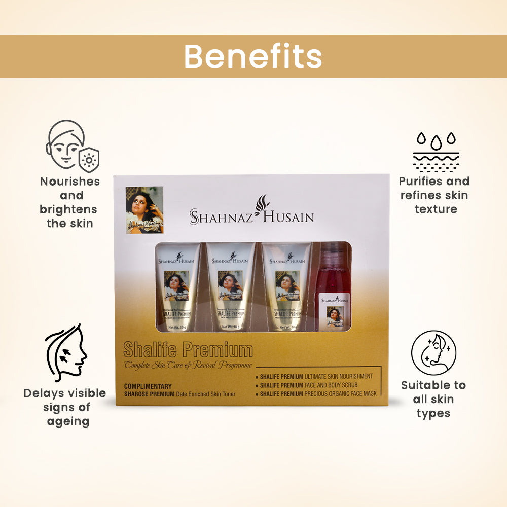 Shalife Premium Complete Skin Care & Revival Program (Mini Kit) 30g + 15 ml. Sharose Premium (Complimentary)