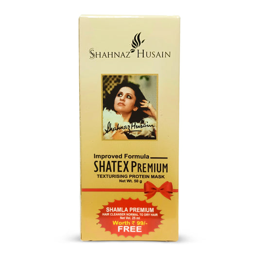 Shatex Premium - Texturising Protein Mask - 50g. (Free-Shamla Premium Hair Cleanser 25ml