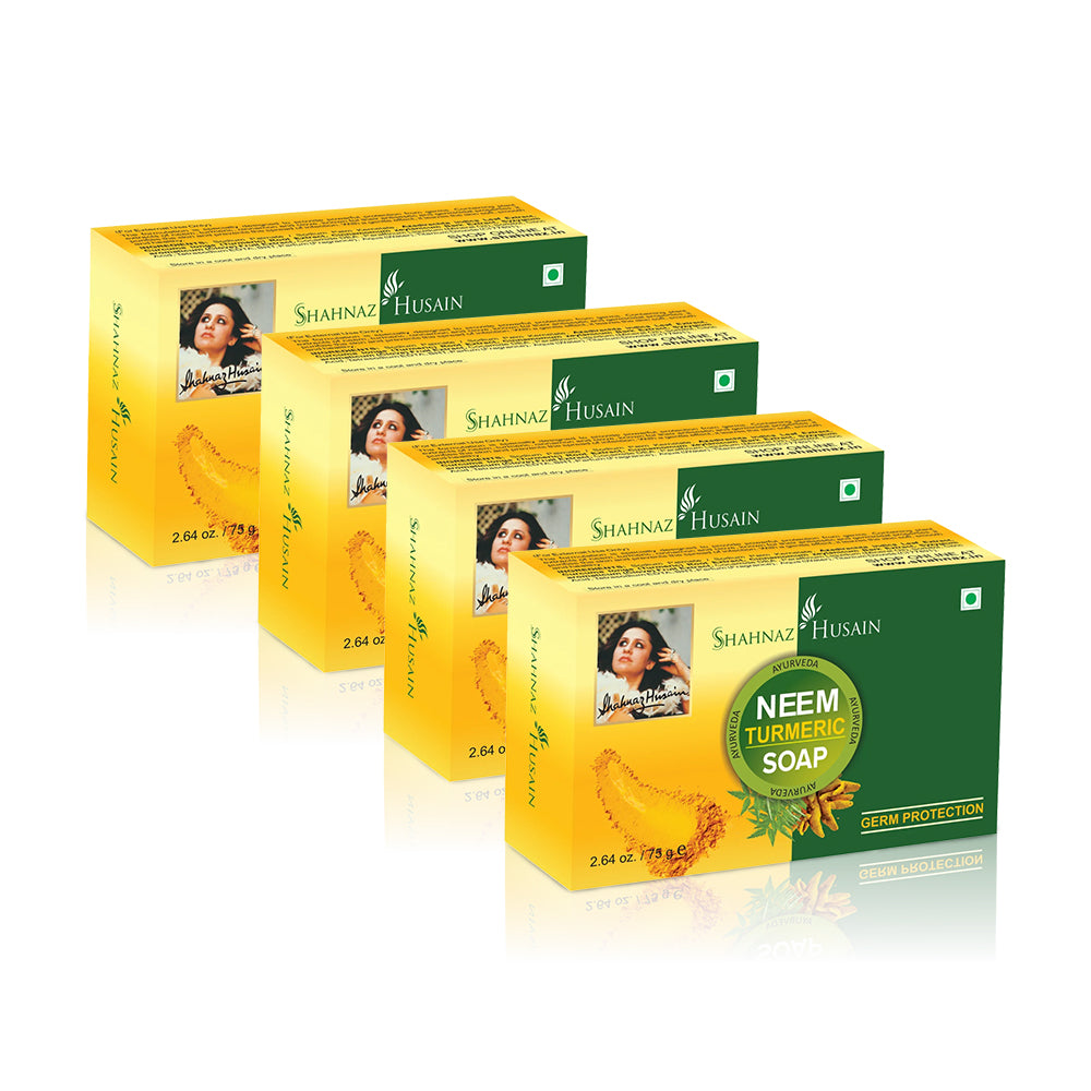 Shahnaz Husain Neem Turmeric Soap X Pack of Four.