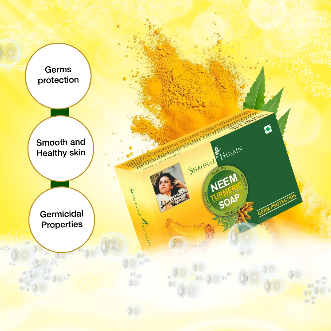 Shahnaz Husain Neem Turmeric Soap X Pack of Four.